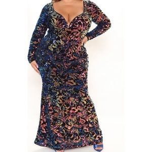 Magical Moment Sequin Maxi Gown